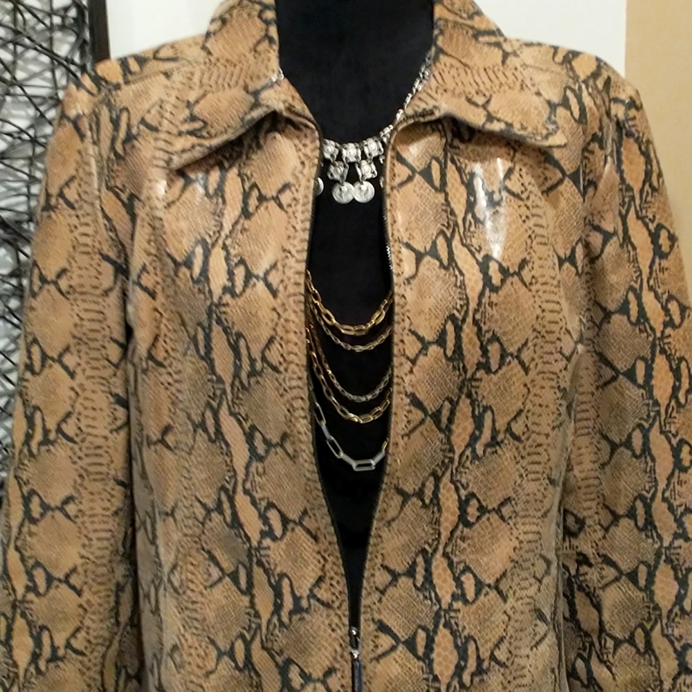 Ladies Authentic Leather Jacket - image 1